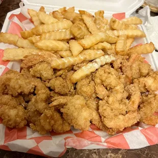 30 Shrimps + Fries combo