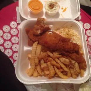 Nice plate of food but no fork.  Got to step your game up better than that.