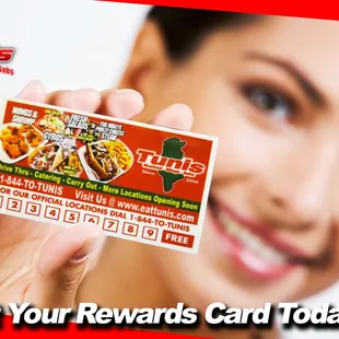 Don&apos;t forget to ask for your reward card!!!!!