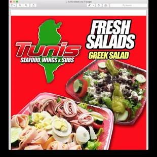 Daily fresh salads!!!