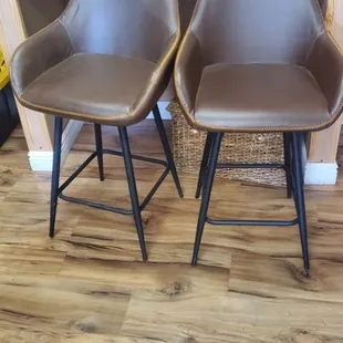 a pair of stools
