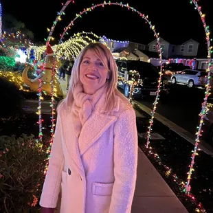 Me enjoying my favorite thing, lights !