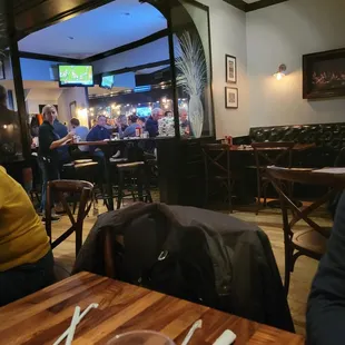 people sitting at tables