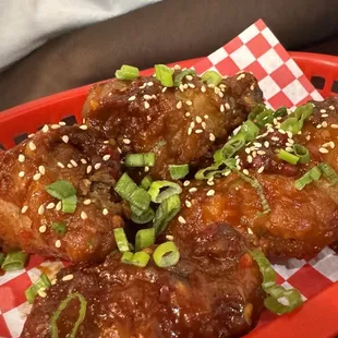 Spicy wings. Delicious