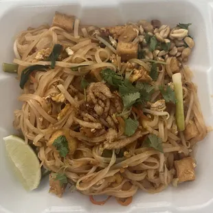 Tofu pad Thai. Really solid!