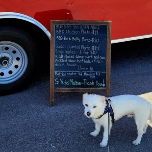 Menu board