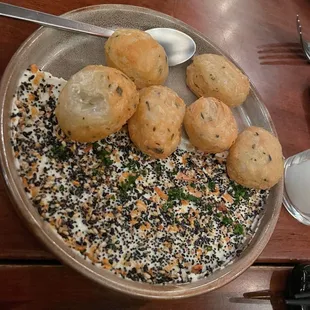 Complimentary bread puffs?