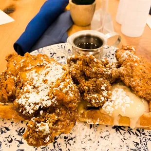 Banana Crme Brule Classic Chicken* &amp; Waffles