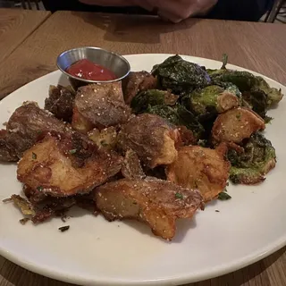 Salt & Pepper Crispy Brussels Sprouts*