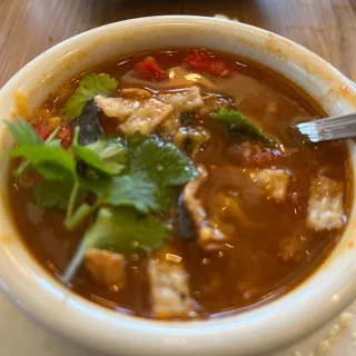 Cup of Chicken Poblano Soup