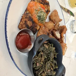 Braised Bacon Collards