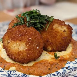 Fried green tomatoes