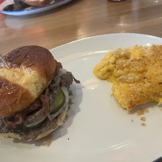 Whiskey & Onion Smash Burger