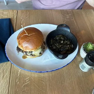 Whiskey & Onion Smash Burger