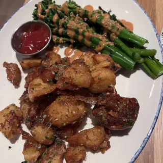 Rosemary & Parmesan Crispy Potatoes*