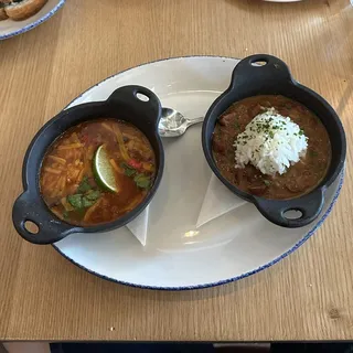 Cup of Chicken Poblano Soup