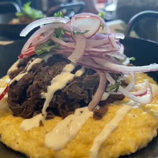 Stone-ground Goat Cheese Grits