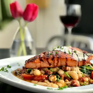 Blackened Molases Salmon
