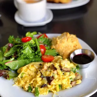 Black Truffle Cheese Scramble