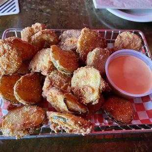 Fried pickle chips