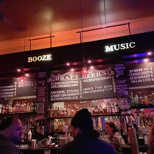 people sitting at a bar