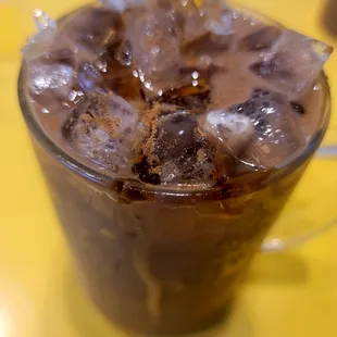 My fave, the Moreno! Cocoa, espresso, cinnamon, oat milk, honey and full of flavor and yummyness!