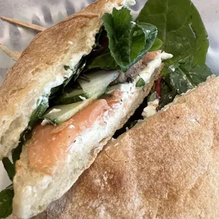 Smoked Salmon Sandwich