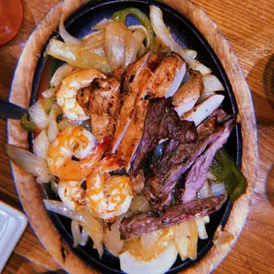 a plate of food on a table