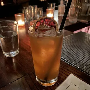 Noah's Mango - it has hellfire bitters, and I love stranger things, so why not. It was delicious.