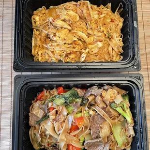 Pad Thai and Drunken Noodles