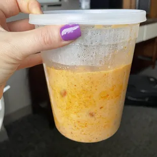 Massaman curry- dinner portion comes in only a partially filled container? Very disappointed