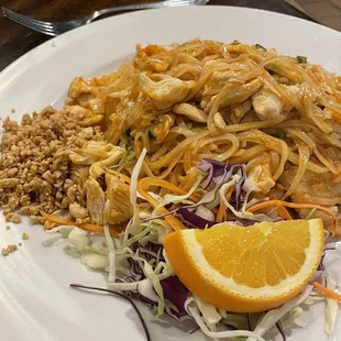Pad Thai with chicken