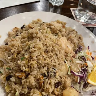 Pineapple Fried Rice with shrimp