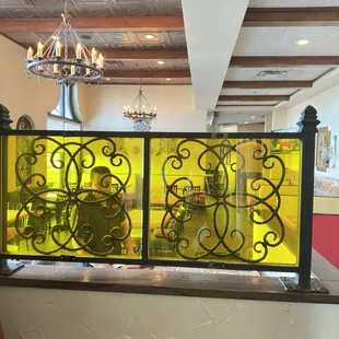 a view of the dining room