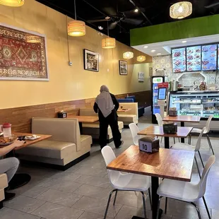 interior, sushi and sashimi