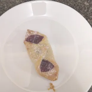a pastry on a plate