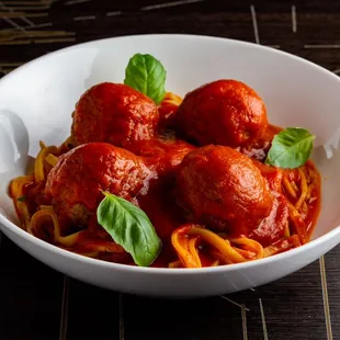 Fettuccine Meatballs