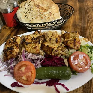 Chicken Shish Plate