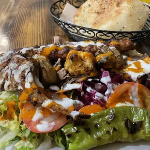 Lamb Shish and Chicken Shish Combination