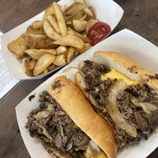 Philly cheesesteak with flavor and lean meat
