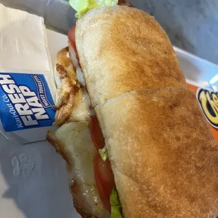 Turkey Club and Chips