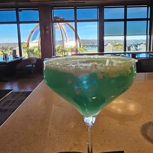 Try their seasonal drink menu!  This is the Jack Frost off of the Turf Winter menu. We&apos;ll be back to try the spring libations!