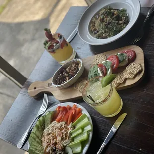 Dinner menu items (rotating menu)