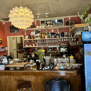 The bar area at Turgeau's.