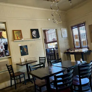 Dining area at Turgeau's.