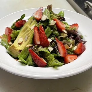 Strawberry Almond Salad.