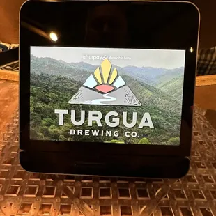 the logo on a laptop