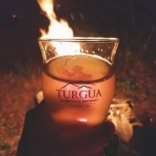 Beer by the Fire