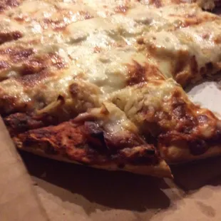 Awesome pizza a whole bunch of YUM!!!!