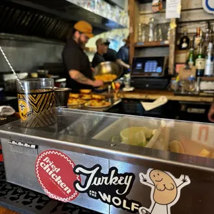 sushi and sashimi, interior